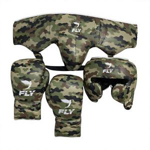 Último Diseño, Guantes de Boxeo Profesionales con Estampado de Camuflaje, Personalizados OEM, para Artes Marciales y Kickboxing, con Cordones, Auténticos - Product Image 1