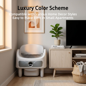 Bac à litière automatique surdimensionné et silencieux, anti-éclaboussures, autonettoyant, pour un environnement familial paisible et des chats en bonne santé - Product Image 6