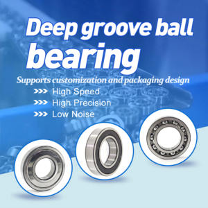 Manufactures Wholesale Car Motorcycle Deep Groove Ball Bearing 6204-2RS 2Z Used In Engine Main <strong>Part</strong> - Product Image 2