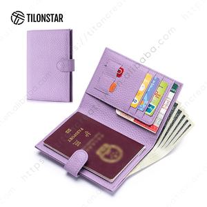 Tilonstar TPW107P หนังแท้สำหรับใส่หนังสือเดินทาง, ที่ใส่บัตร RFID กระเป๋าสตางค์สำหรับธุรกิจออกแบบได้ตามต้องการ - Product Image 2