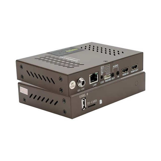 Professional 4K HD to IP Encoder UDP to HLS IP Transcoder IP to HD Decoder Video Mixer All in One H.265/H264 5-Year Warranty