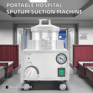 Çin Hastanesi Tıbbi Ekipmanları Taşınabilir Elektrikli Plastik Balgam Emme Makinesi 18L/Dak Pompa Hızı ile - Product Image 2