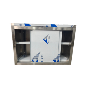 Mesa de puerta corredera de acero inoxidable al por mayor de VICTORY, equipo de cocina para otros hoteles y restaurantes con armario de almacenamiento - Product Image 5