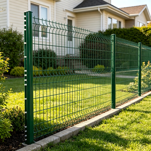 Panneau de clôture en treillis soudé 3D incurvé sur mesure, moderne, à vue claire, anti-corrosion, pour jardin, école, terrain de sport - Product Image 6