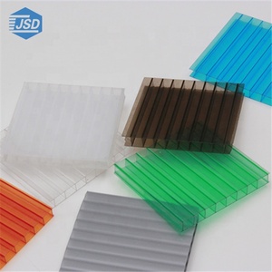 Free Sample <strong>Colorful</strong> <strong>Plastic</strong> Hollow Polycarbonate Roofing <strong>Sheet</strong> for Building Ceiling - Product Image 1