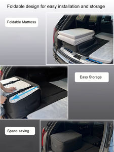 <span class=keywords><strong>Matelas</strong></span> <span class=keywords><strong>en</strong></span> mousse à mémoire de forme portable personnalisable pour <span class=keywords><strong>voiture</strong></span> SUV, <span class=keywords><strong>matelas</strong></span> de couchage de voyage pliable et doux, idéal pour l'équipement de camping autonome - Product Image 5