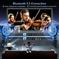 Vente en gros K9 projecteur intelligent Home cinéma Android 11 4K projecteurs Full Hd téléphone portable Mini projecteur vidéo extérieur portable