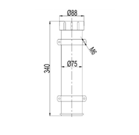 Porte-documents d'immatriculation de véhicule de style tube en plastique avec embouts pour le titulaire d'assurance de camion et de remorque de voiture automatique