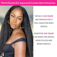 Extensions de cheveux humains bouclés birmanes au crochet, nœuds miracle, plumes au crochet, mèches de cheveux humains invisibles, extensions de cheveux au crochet invisibles