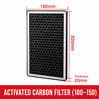 Filtre à air au charbon actif, panneau filtrant en charbon en nid d'abeille pour système de ventilation HVAC, absorption des odeurs et des gaz VOC