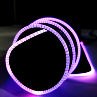 Grand moulage d'impression par sublimation personnalisé brillant à LED RVB pour clavier de jeu en caoutchouc Tapis de souris à éclairage LED