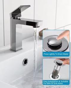 Press up Drain Stopper Anti-clog Filter <b>Mesh</b> Core Deodorant <b>Insect</b>-proof Bathroom Basin Drain Plug Accessories - Product Image 3