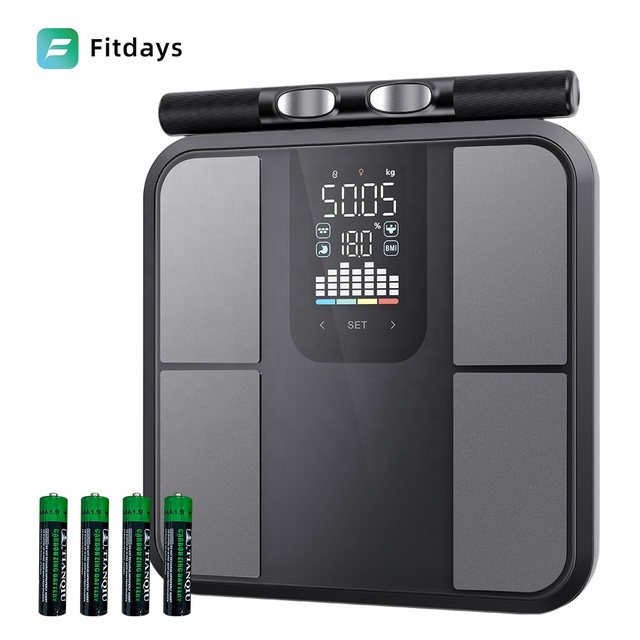 High Accurate 8-Sensor Digital Body Fat Scale Smart Analyzer for Full Body Bmi Muscle Water Scan Kg Unit OEM Customizable