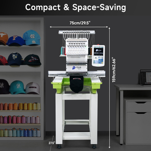 Machine à broder commerciale informatisée à tête unique 12/15/20 aiguilles pour casquettes et T-shirts, Nouveauté, Meilleure vente aux États-Unis, Prix compétitif - Product Image 2