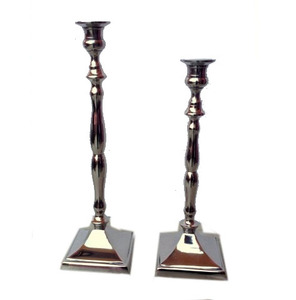 Atiqco Aluminum Handmade <b>Sand</b>-Cast Durable Square Base Tabletop Candle Holder for Home <b>Decoration</b> - Product Image 1