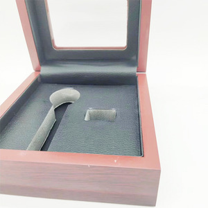 Wooden <b>Box</b> Display Case For Jewelry Ring Trophy Modern Simple Style Composite <b>Material</b> Gift Packaging <b>Storage</b> <b>Box</b> - Product Image 2