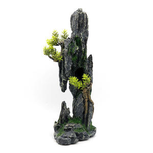 Aquarium Decoraties Groot En Hoog Uitzicht Op De Bergen Steen Betta Schuilplaats Aquarium Accessoires Decor Rots Grot Landschap - Product Image 4