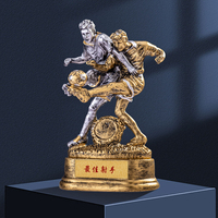 Trophée de football personnalisé en résine, coupe de récompense pour le championnat sportif, prix pour les joueurs et les équipes de compétition