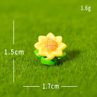 Figurines en résine miniatures en gros, pots de fleurs translucides qui brillent dans le noir, ornements marguerites pour jardin féerique, micro-paysage DIY