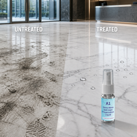 Produit de protection céramique nano-micro-silice invisible de qualité industrielle, formule modifiée, anti-taches pour pierre, marque A1