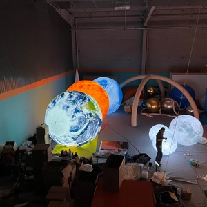 Ballons gonflables décoratifs LED en forme de planètes du système <span class=keywords><strong>solaire</strong></span>, y compris la planète Saturne, à vendre - Product Image 4