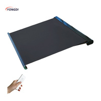 Auvent rétractable électrique extérieur de 6 m, imperméable, en polyester, pour toit, patio, système de cassette monté latéralement