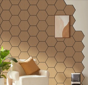 Panneau mural acoustique moderne et écologique en placage de bois pour l'<span class=keywords><strong>isolation</strong></span> <span class=keywords><strong>phonique</strong></span>, absorption acoustique hautement efficace, extérieur, salle de sport, hôtel - Product Image 1