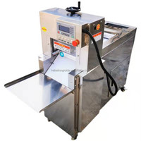 Nouvelle machine automatique de découpe de viande congelée / trancheuse à viande / machine à couper les saucisses, le bacon, le bœuf et le mouton, portable