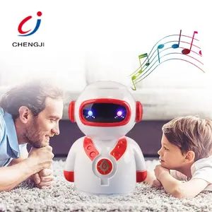 Robot musical con luz para niños, juguete educativo barato