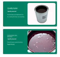 Perle rouge personnalisée résistant aux UV 4S anti-rayures réparation globale revêtement acrylique liquide en aérosol 2K pour voitures peinture de voiture peinture finie