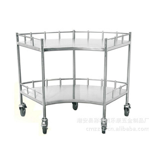 Mesa de tratamiento en forma de abanico Lekang 1550x460x865mm con diseño de arco engrosado, carro de hospital - Product Image 4