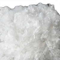 Matériau de rembourrage en fibres de polyester, fibres creuses blanches, qualité 100% polyester