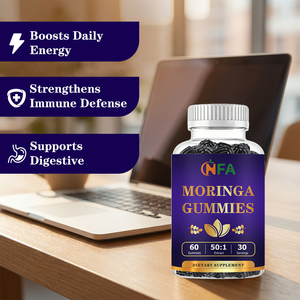OEM Private Label Moringa Gummies with Moringa Extract <b>Supplement</b> Boosts Daily Energy and Strengthens Immune Defense Gummies - Product Image 5
