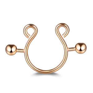 Anillo de Herradura de Acero Inoxidable 14G, Nuevo Diseño, Acero Inoxidable Quirúrgico 316, Anillos Ajustables para Pezones Sin Perforación - Product Image 6