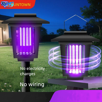 Solar Mosquito Killer Lamp Outdoor Waterdichte Tuin Ongediertebestrijder Lamp Gazonlamp Mosquito Killer Apparaat