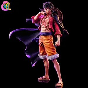 Yüksek kalite Anime figürü bir adet yeni dört imperors Luffy Figuras japonya Manga şekil oyuncak reçine el sanatları PVC Anime Action Figure