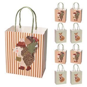 Woodland Fox et Hedgehog Sacs-cadeaux pour la forêt Animal Automne Thème Anniversaire Baby Shower Célébrations Printemps Party Favor - Product Image 1