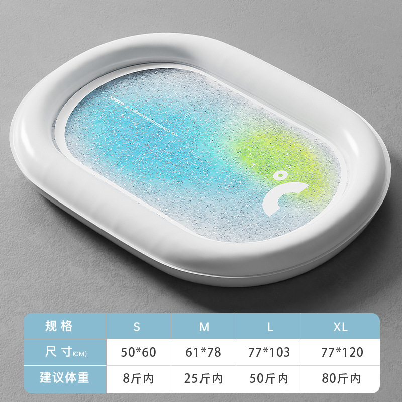 Nid de glace transparent dégradé bleu sur bleu