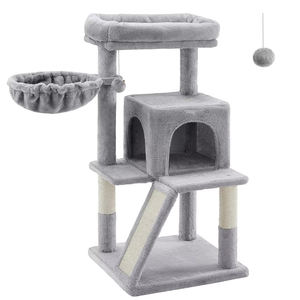 Tour pour chat à plusieurs niveaux Grand support d'escalade pour chat avec perchoir en peluche Jouets pour le jeu et le repos - Product Image 1