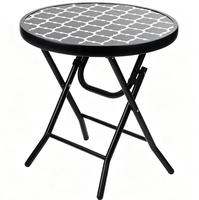 Table basse pliable en verre, portable, durable, légère, écologique, moderne, imperméable, couleur personnalisée, meubles de salon