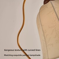 Lampadaire de style néoclassique moderne, luminosité réglable, lumière LED à intensité variable, hauteur réglable, commande par interrupteur au pied, pour salon