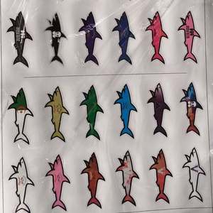 สติกเกอร์ NEW Blnieece Paul Et Shark โรงงานขายส่ง วัสดุตกแต่ง PVC กันน้ำ แบบกำหนดเอง เหมาะสำหรับโทรศัพท์มือถือ - Product Image 3