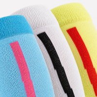 Chaussettes de sport à compression mi-hautes pour hommes, chaussettes de soutien élastiques tricotées, logo personnalisé OEM, couleur personnalisée pour la course à pied, la gym, les sports de plein air