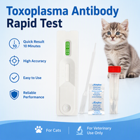 Kit de test rapide d'anticorps au Toxoplasma pour animaux de compagnie, test rapide TOXO Ab pour chats et chiens, usage vétérinaire
