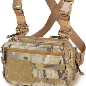 Muestra Gratuita, Chaleco Táctico de Camuflaje para Hombre, Bolsos de Pecho Ligeros para Deportes Multifuncionales, Venta al por Mayor - Product Image 1