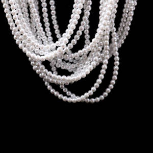 하이 퀄리티 화이트 느슨한 라운드 비즈 3AAA + 진주 팔찌 만들기에 대 한 인공 진주 - Product Image 3