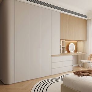Armoire de chambre moderne autoportante, durable et minimaliste, avec coins arrondis et grande capacité - Product Image 3