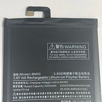 Baterai Grosir BM50 5300mAh Hitam 3.85V untuk Xiaomi MAX2 Li-ion Polymer Isi Ulang Pengganti Tersedia
