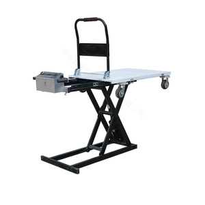 Thời Trang Mới 2025 Di Động Xách Tay Cắt Kéo Thang Máy Bảng Thủy Lực Nâng Tay <span class=keywords><strong>Scissor</strong></span> Thủy Lực Nâng Xe Đẩy - Product Image 3