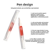 Stylo d'huile pour cuticules personnalisé avec logo, parfum multi-fruits, anti-fissures, nourrissant, réparateur d'ongles, hydratant, revitalisant pour cuticules, coffret cadeau